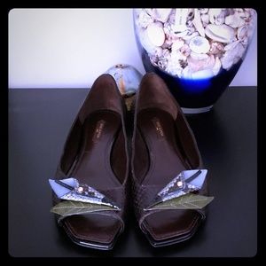 Vintage Louis Vuitton Flats Shoes Women Size 37